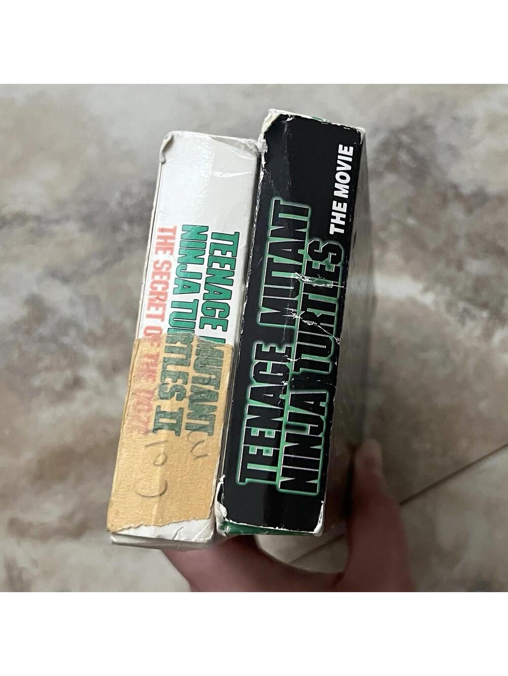 Vintage Teenage Mutant Ninja Turtles Movies 1 & 2 VHS Bundle TMNT 1990 1991 90s - Picture 5 of 15